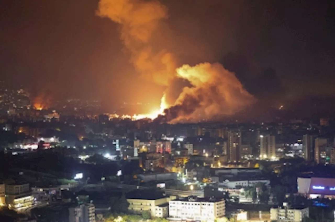 More than 20 Israeli airstrikes rock Beirut, Hezbollah command centre under assault as residents flee