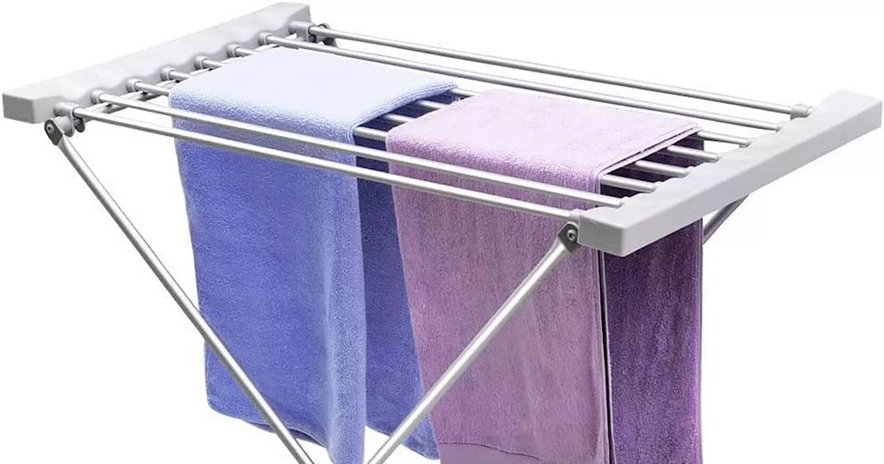 Amazon heated clothes airer for under £30 that 'keeps rooms warm'