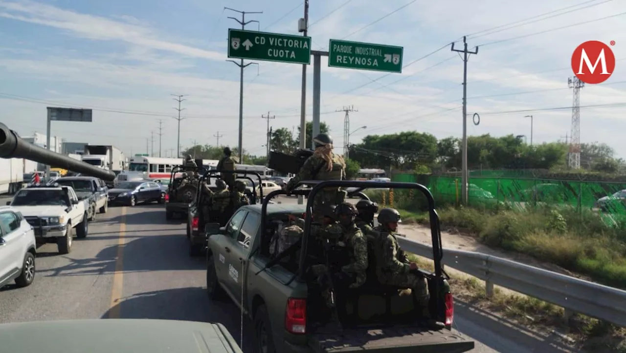 300 integrantes del Ejército Mexicano llegan a Reynosa para reforzar operativo