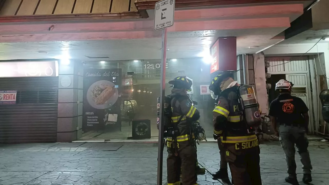 Evacuan a huéspedes de hotel en el centro de Monterrey tras incendio