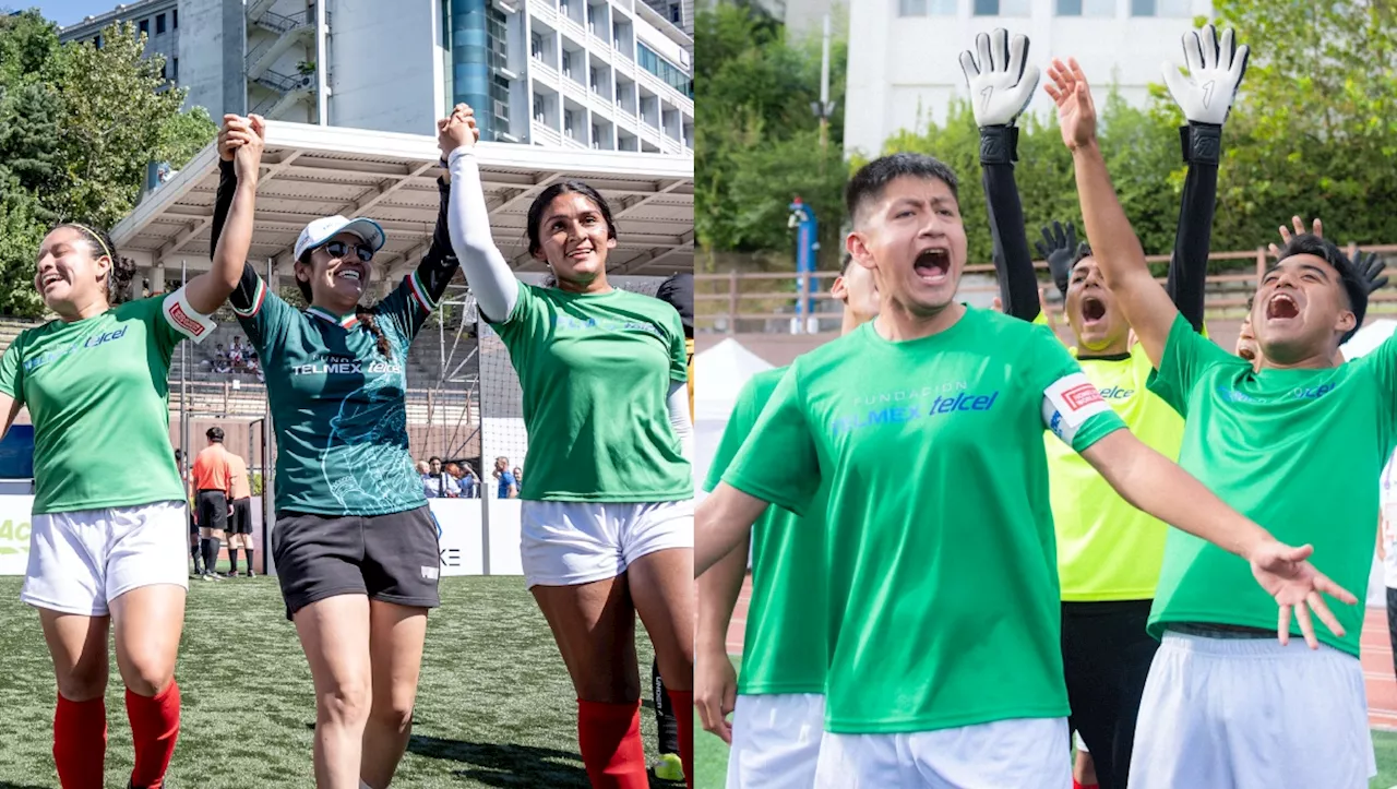 Selección mexicana varonil y femenil se coronan en la Homeless World Cup