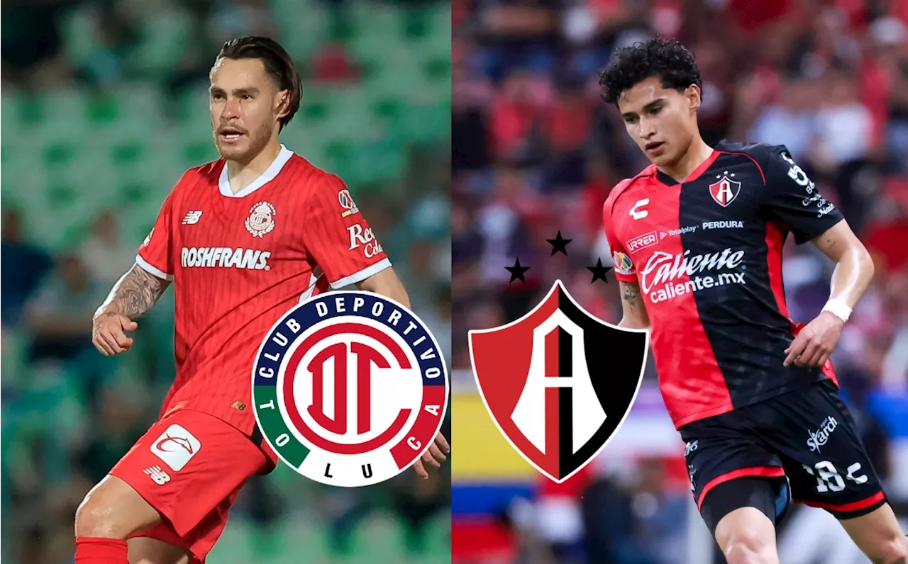 Toluca vs Atlas: ¿Dónde y a qué hora VER partido HOY de la Liga MX 2024?