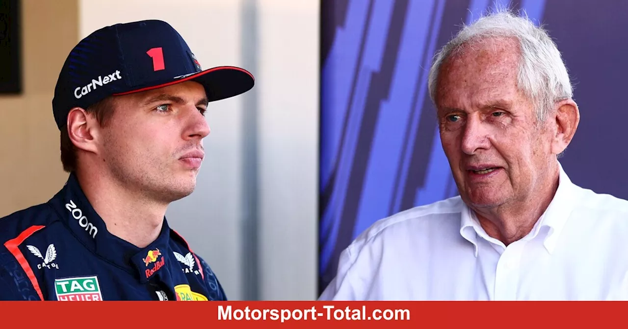 Helmut Marko: Wenn Verstappen sagt, er hört auf, 'meint er das auch ernst'