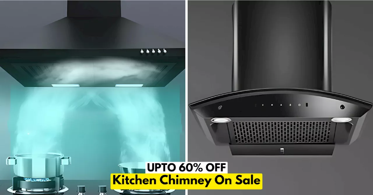 हक्का-बक्का कर देगी 60% तक की छूट पर मिल रही Kitchen Chimney की डील, Amazon Sale में हर दिन पाएं बेस्ट ऑफर्स