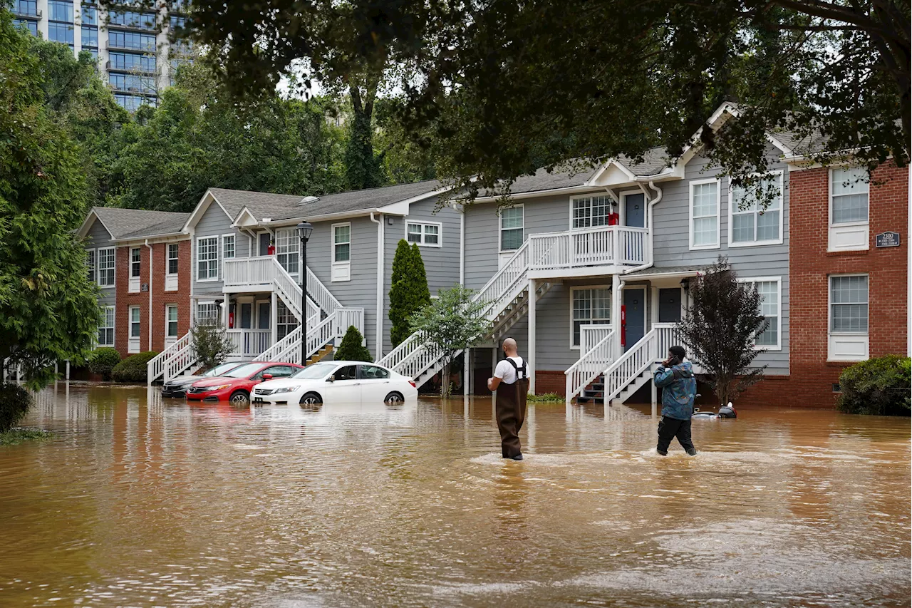 New Images Show Catastrophic Damage in Southeastern States as Tropical Storm Helene Continues