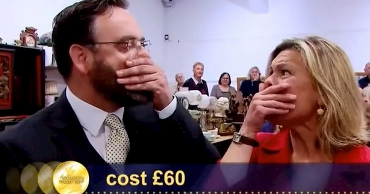 Antiques Road Trip stars in disbelief as £60 item makes £20,000 at auction