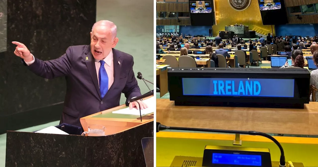 Ireland not part of United Nations walkout during Netanyahu speech