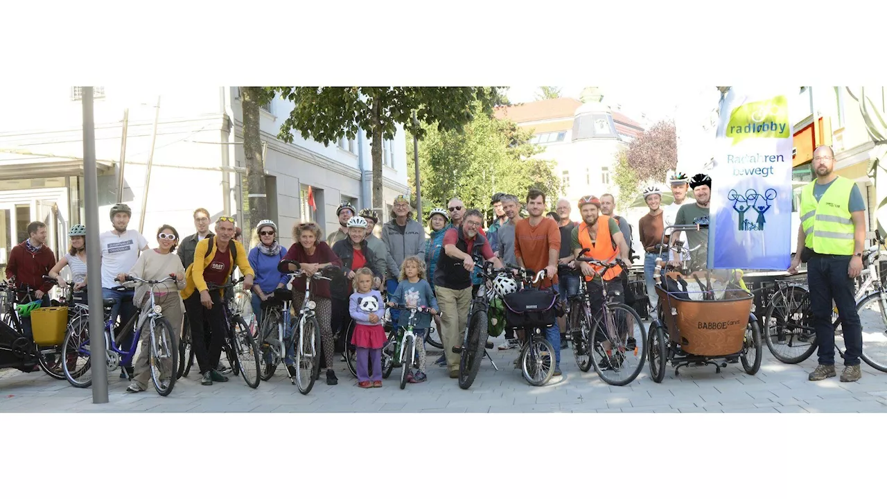 Erste Critical Mass in Amstetten fordert mehr Fahrradbesitzer in den Straßen