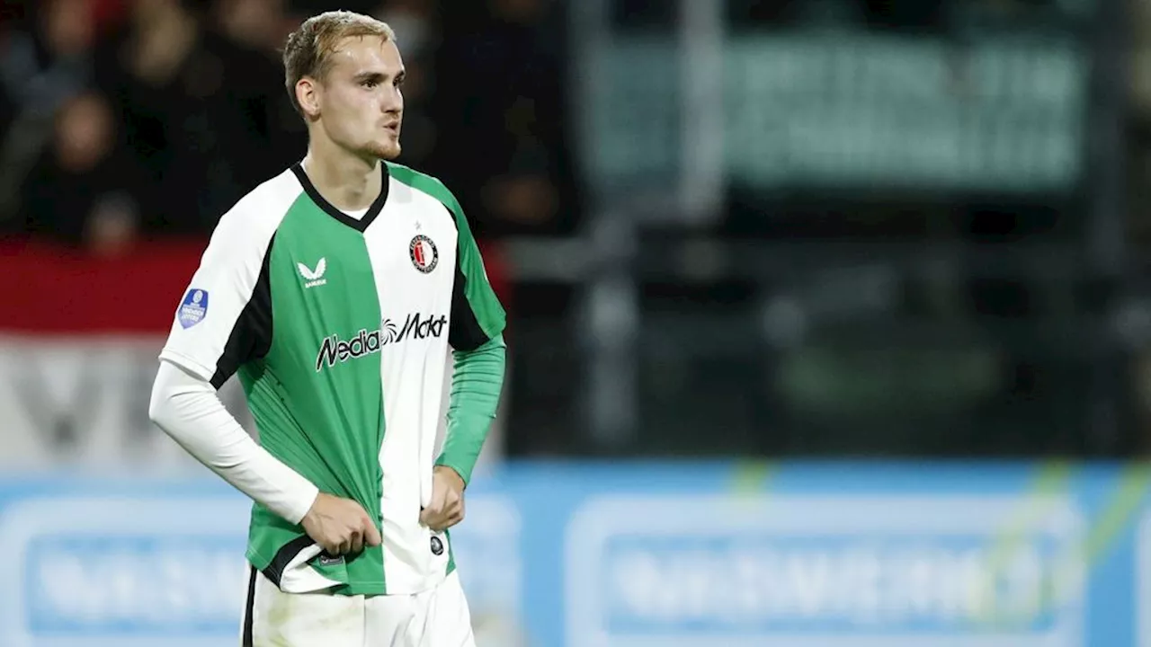 Fout Beelen leidt nieuw puntenverlies Feyenoord in: 1-1 tegen NEC