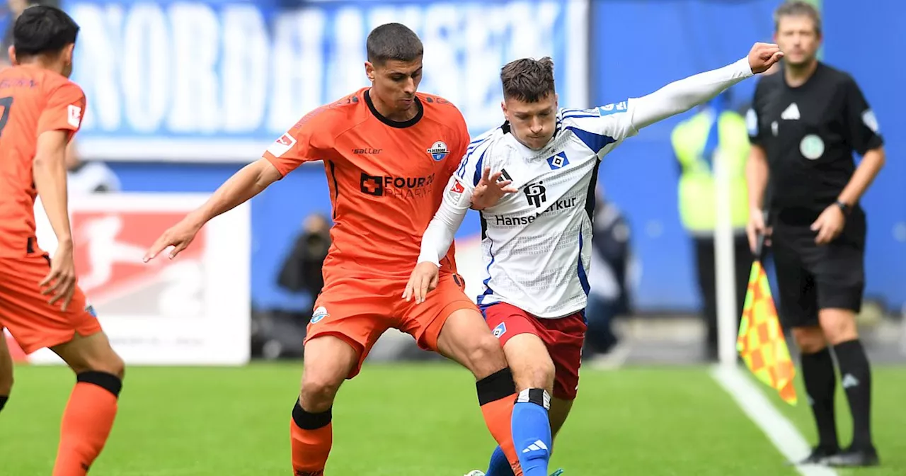 Nach zweifacher Führung: SC Paderborn holt 2:2 beim Hamburger SV