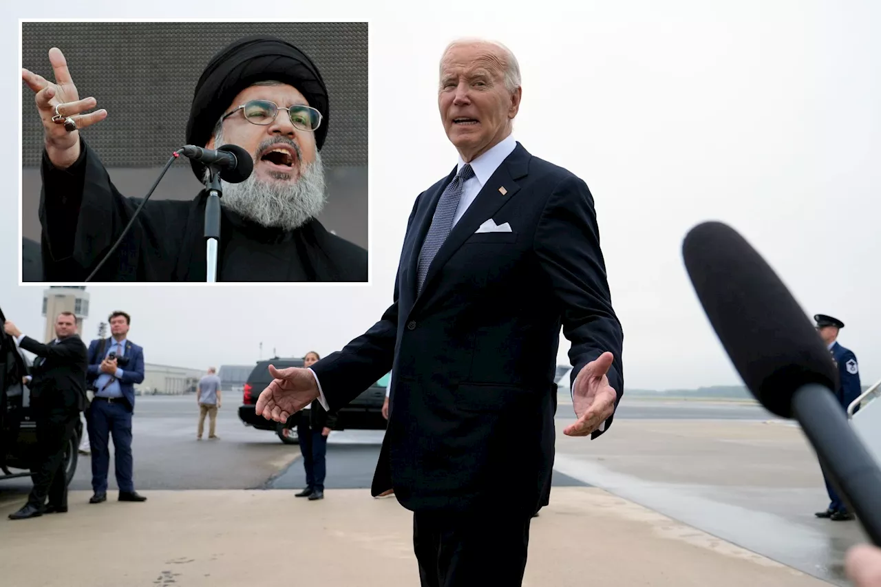 President Biden says Nasrallah killing is 'justice' for victims of Hezbollah