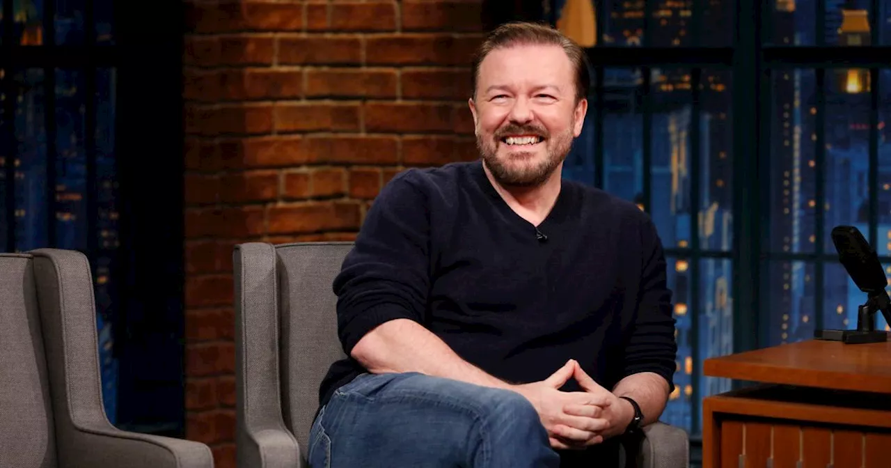 Unrecognizable Ricky Gervais Rocks Spiky Hair as a Young Pop Star