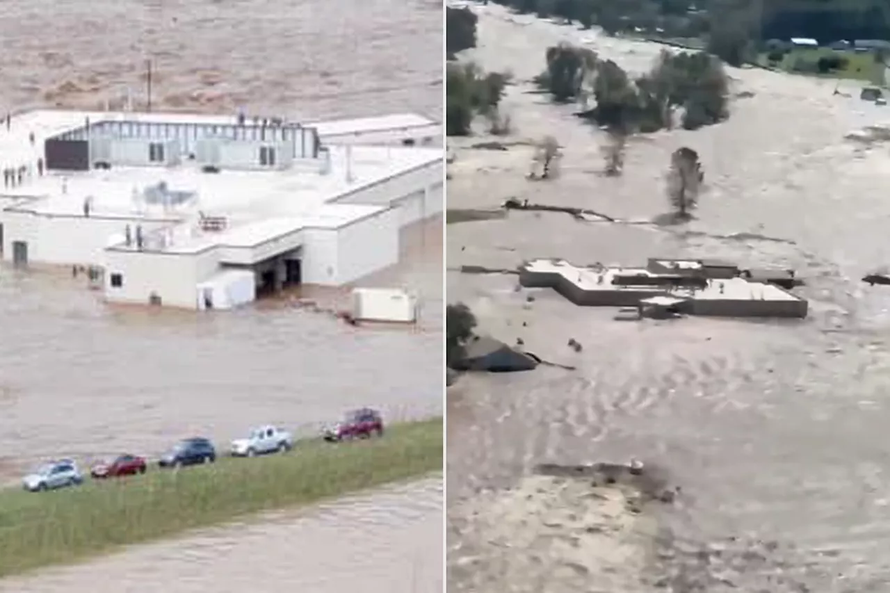 Over 50 People Trapped on Tennessee Hospital Roof by Hurricane Helene Floodwaters Rescued