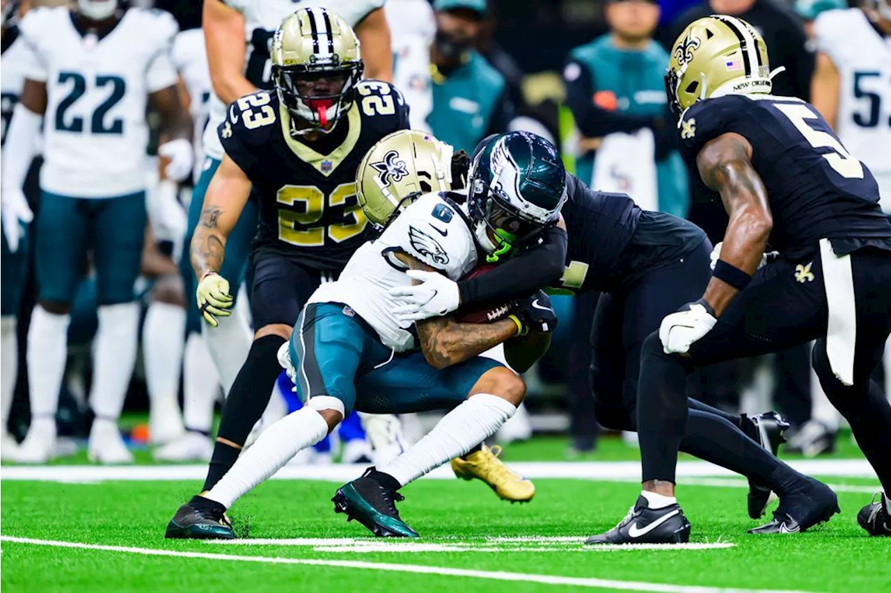 Brutaler Treffer auf DeVonta Smith überschattet Eagles-Sieg
