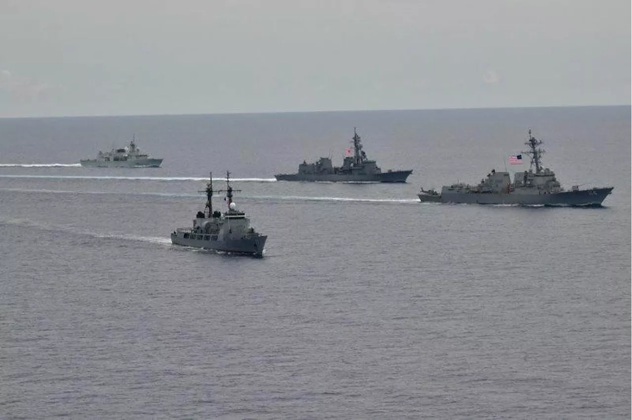 Japan, Philippines, US, and Canada Conduct Joint Naval Exercises in the West Philippine Sea