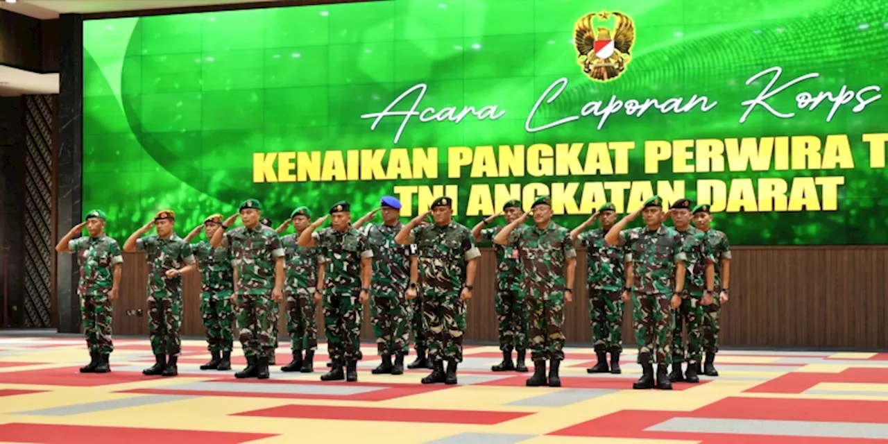 18 Pati TNI AD Resmi Sandang Pangkat Baru, Salah Satunya Adik Irjen Krishna Mukti