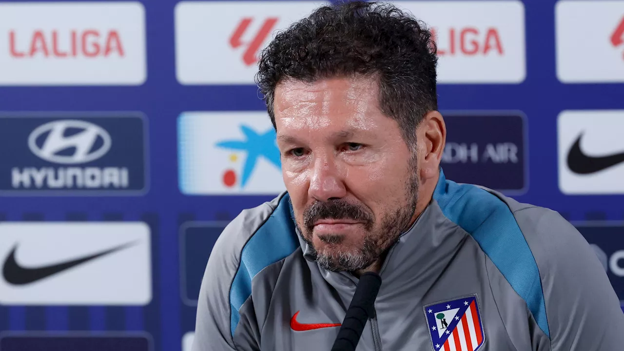 Cholo Simeone: 'Hay gente que trabaja muy bien los horarios y hay que respetar su trabajo'