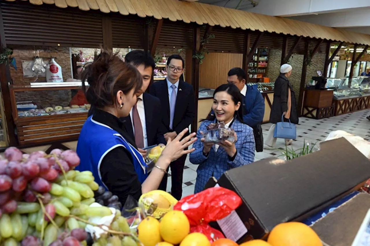 'รมว.นฤมล' บุกตลาดคาซัคสถาน ศึกษาพัฒนาขยายช่องทางตลาดสินค้าเกษตรไทย