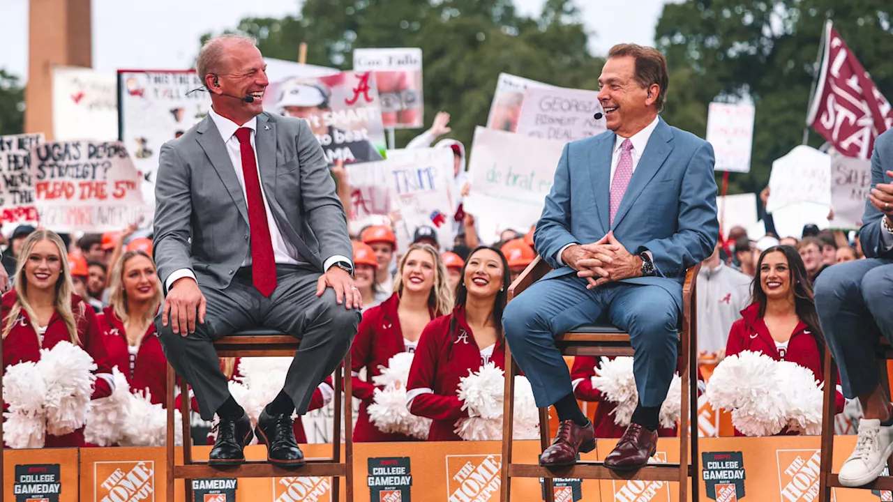 Kalen DeBoer Joins College GameDay Ahead of Georgia Matchup