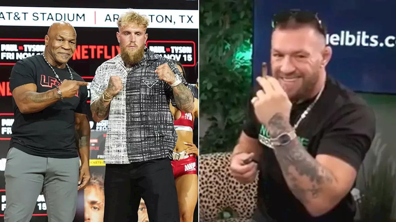 Conor McGregor went off on Jake Paul whilst smoking Mike Tyson's marijuana