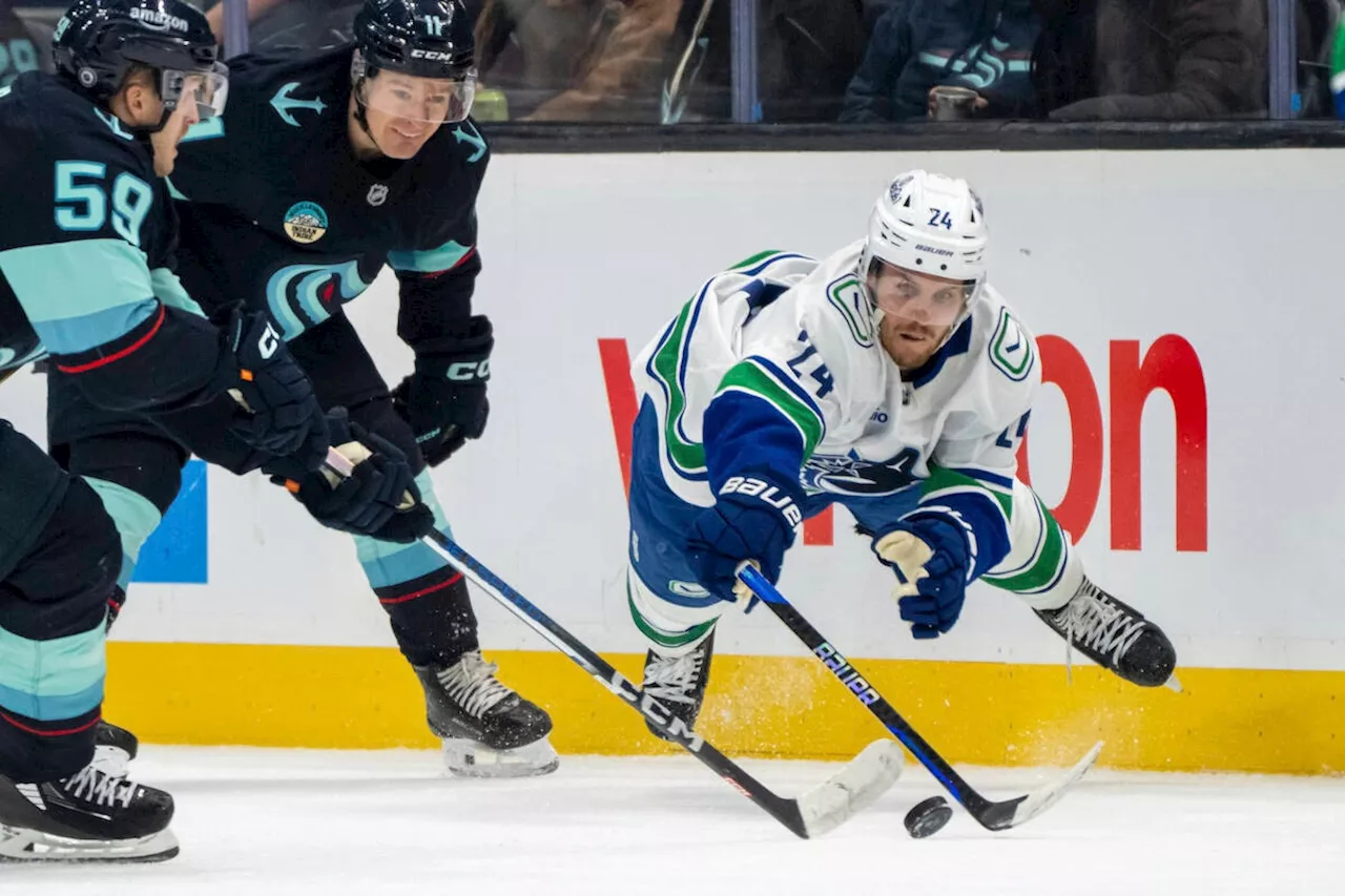 Seattle Kraken jump on Canucks early, net 3-1 pre-season win