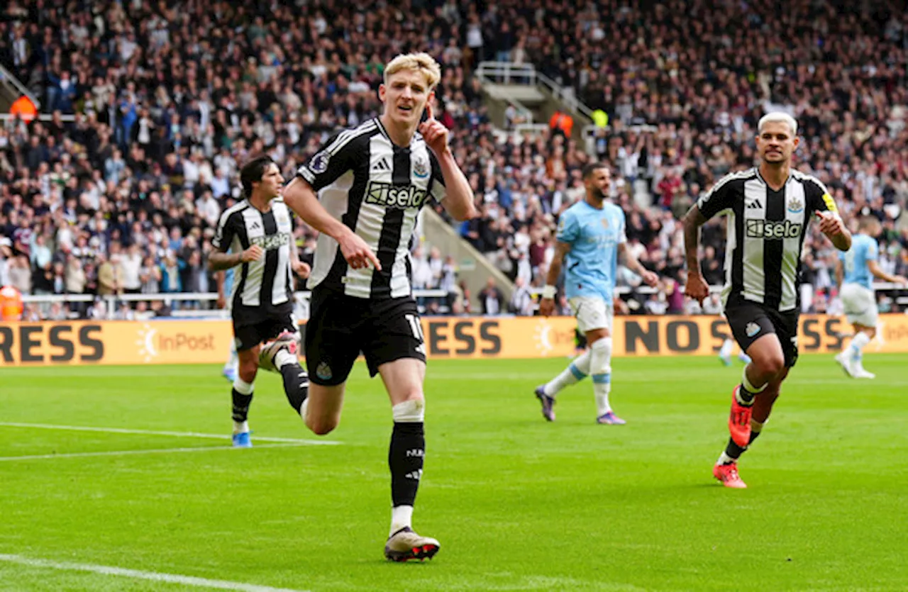 Anthony Gordon earns Newcastle a point against Manchester City