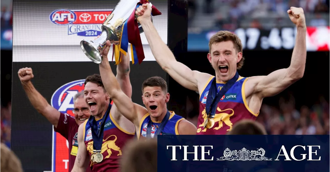 Fagan’s heroes: Brisbane Lions make amends by mauling Swans in grand final blowout