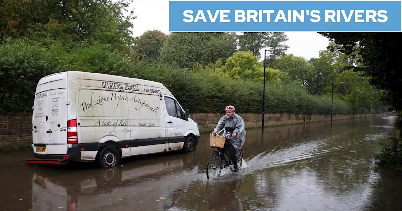 Hundreds of sewage spills into rivers and seas as floods hit southern England