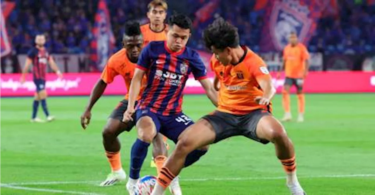 JDT work hard to overcome Kuching City 2-1 at home