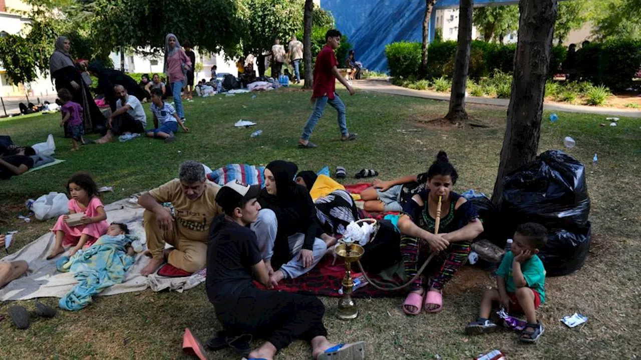 Thousands Flee Lebanon Amidst Israel Bombardment