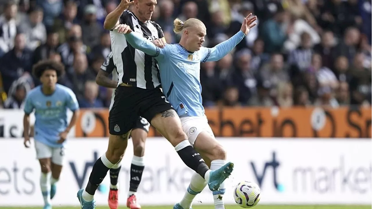 Haaland finally kept scoreless in Premier League as Man City held to draw at Newcastle