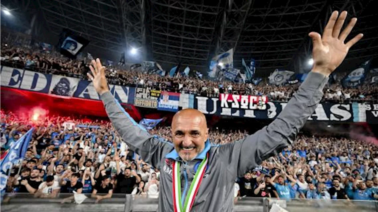 Spalletti a San Paolo con la maglia del Napoli, poi visita all'ospedale Santobono