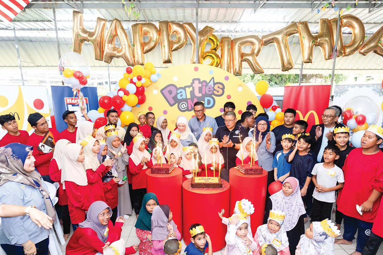 McDonald’s Malaysia ukir senyuman anak-anak yatim rai hari jadi sejak 2017