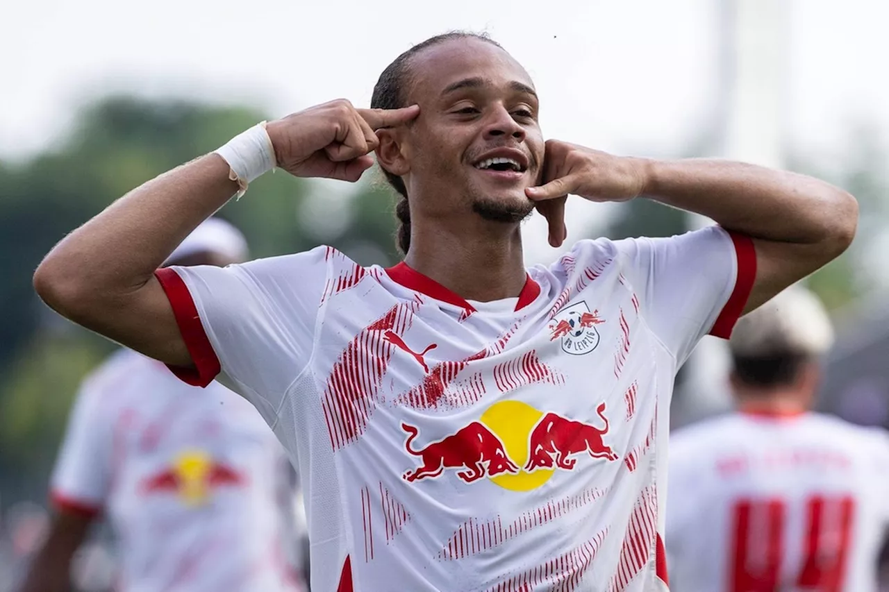 RB Leipzig wint ruimsluigs van FC Augsburg met goals van Simons en Sesko