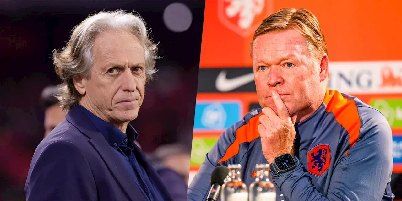 Jorge Jesus reageert fel op kritiek Ronald Koeman over Bergwijn