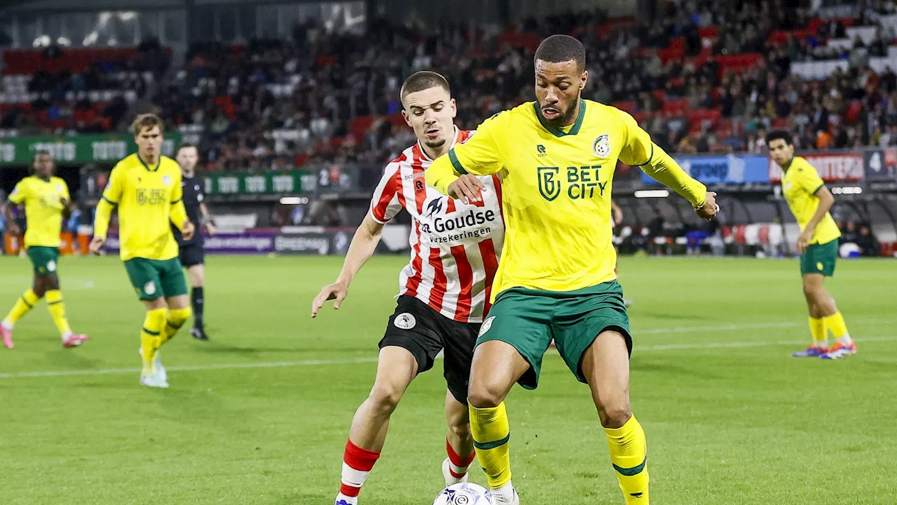 Sparta Rotterdam krijgt Fortuna Sittard niet klein en laat dus na over Feyenoord heen te wippen