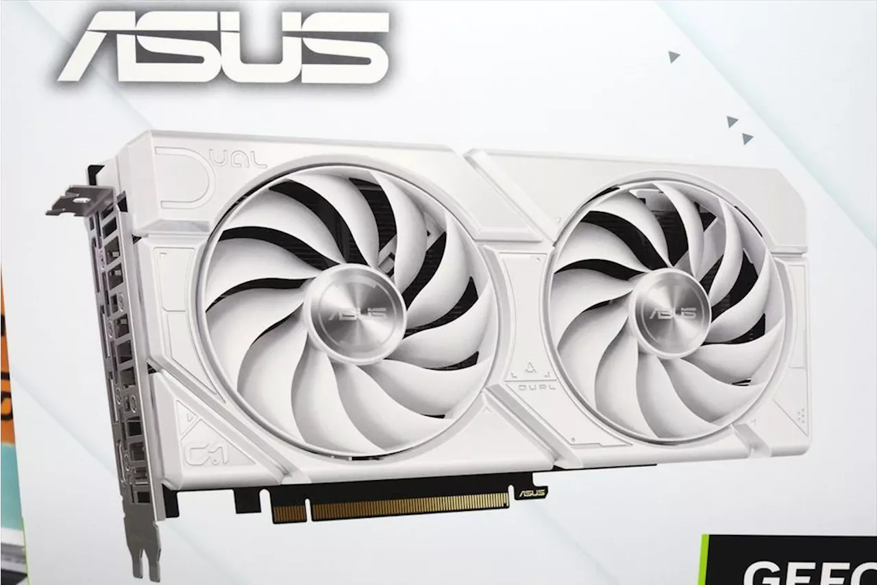 白色のクーラーを採用するGeForce RTX 4060/4060 TiがASUSから