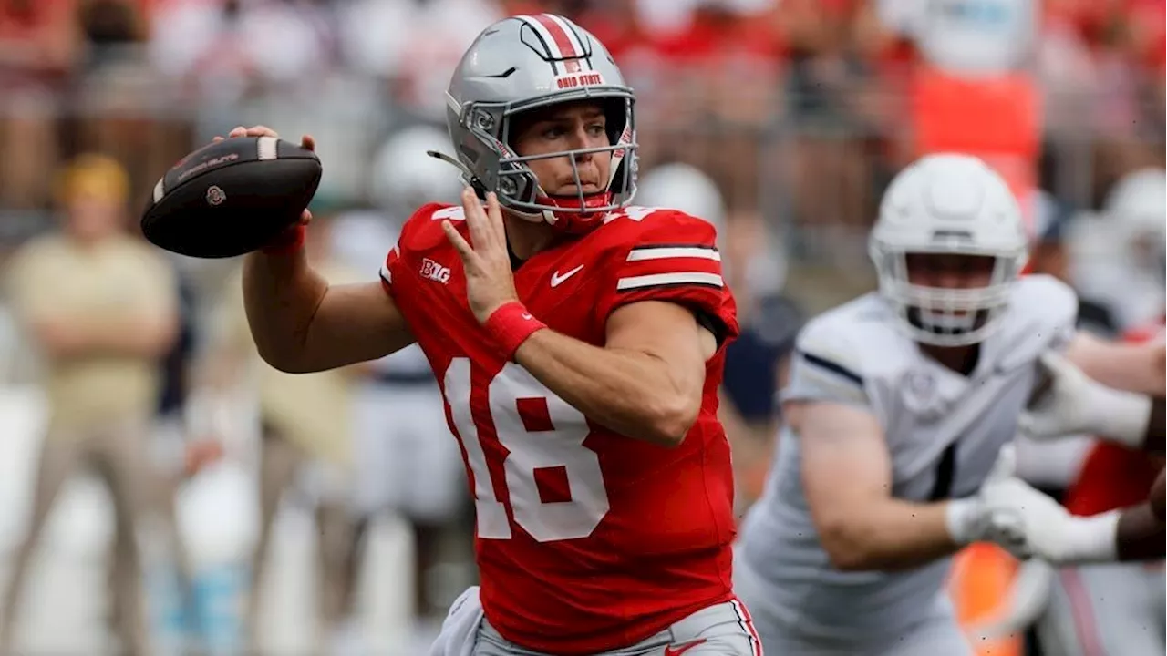 Ohio State QB Will Howard Prepares for First Big Ten Test at Michigan State