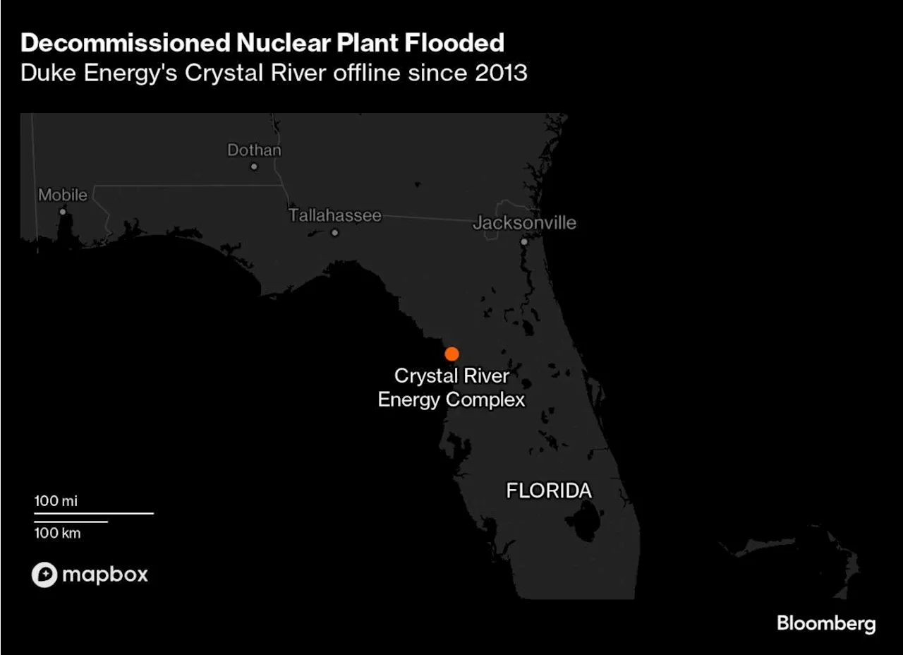 Hurricane Helene Floods Retired Duke Nuclear Plant in Florida