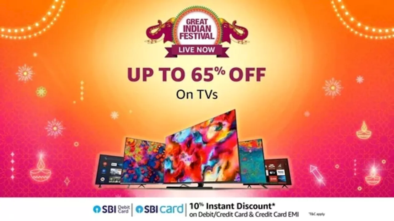 Amazon Great Indian Festival Sale पर स्मार्ट टीवी पर भारी डिस्काउंट