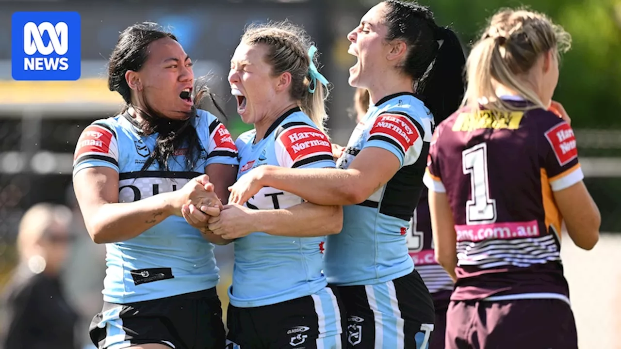 Cronulla Sharks defeat Brisbane Broncos 14-0 to advance to NRLW grand final