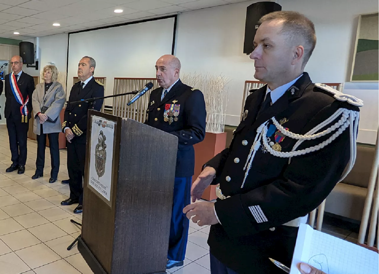 Nouveau patron de la Gendarmerie d'Eure-et-Loir, le colonel Andreau prend ses fonctions