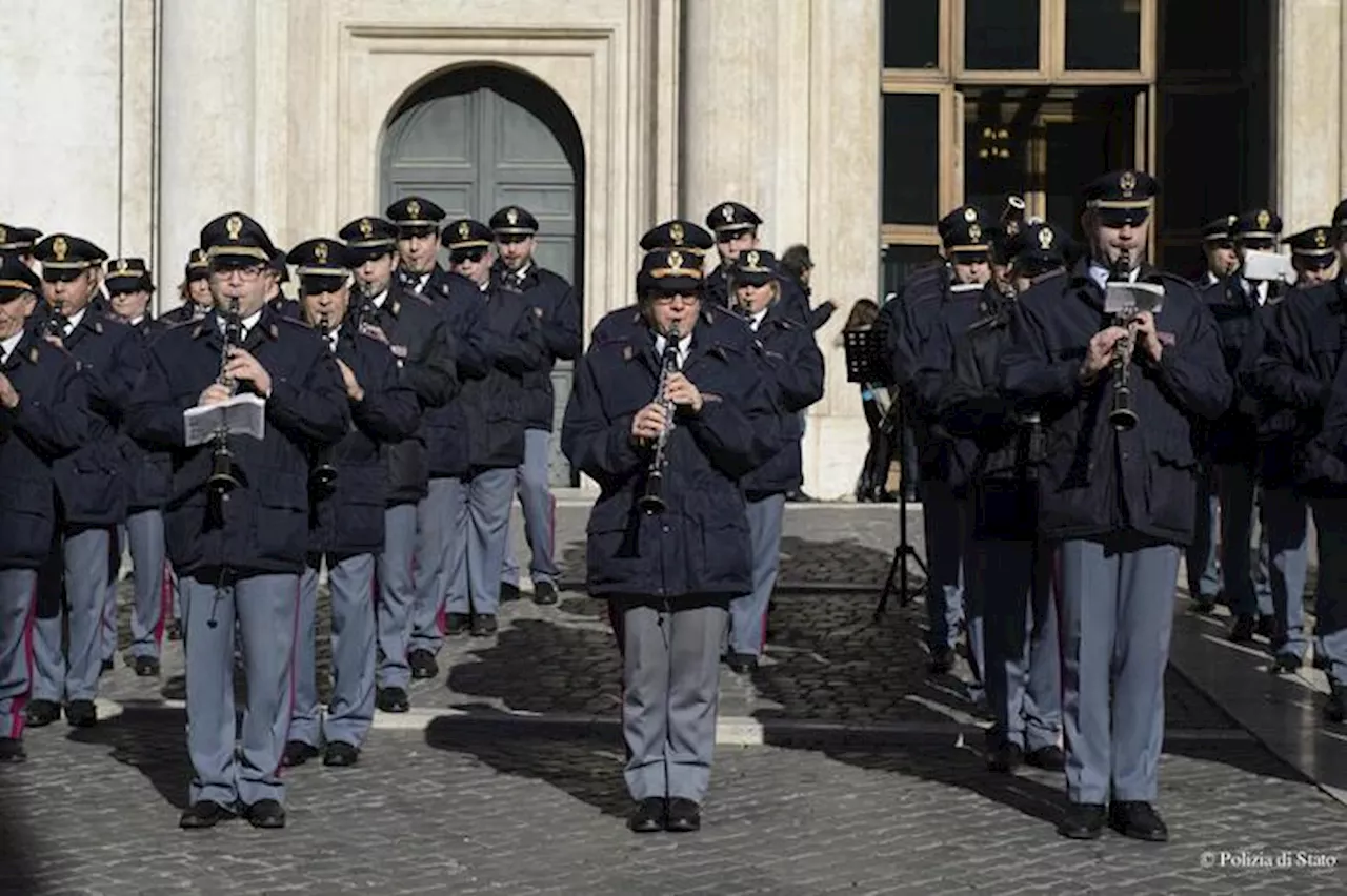 La Banda della Polizia in concerto da Caivano