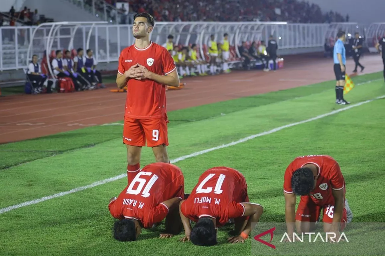 Klasemen Grup F kualifikasi Piala Asia U-20 2025: Indonesia juara grup