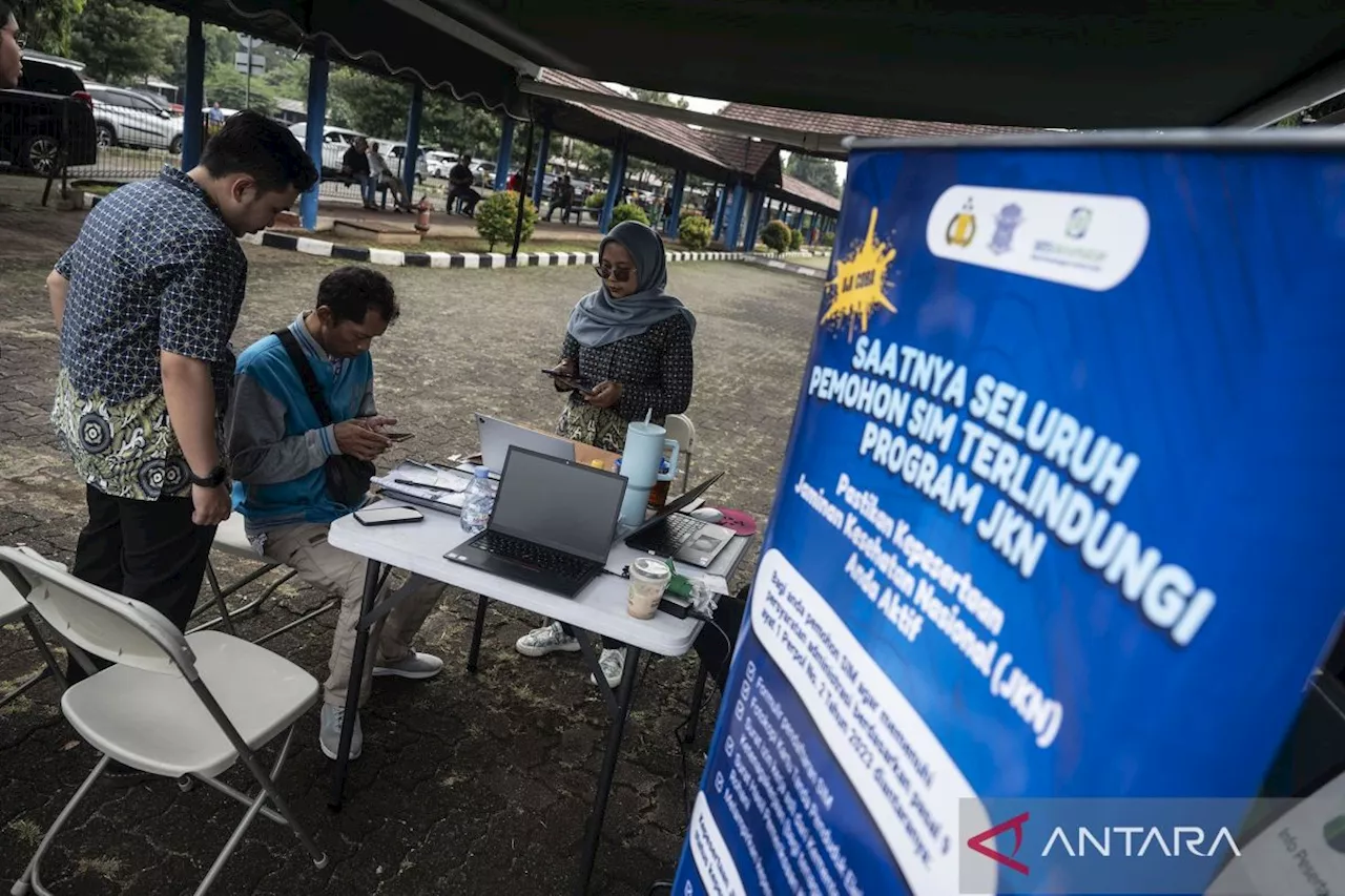 Layanan SIM Keliling Tersedia di Dua Lokasi di Jakarta