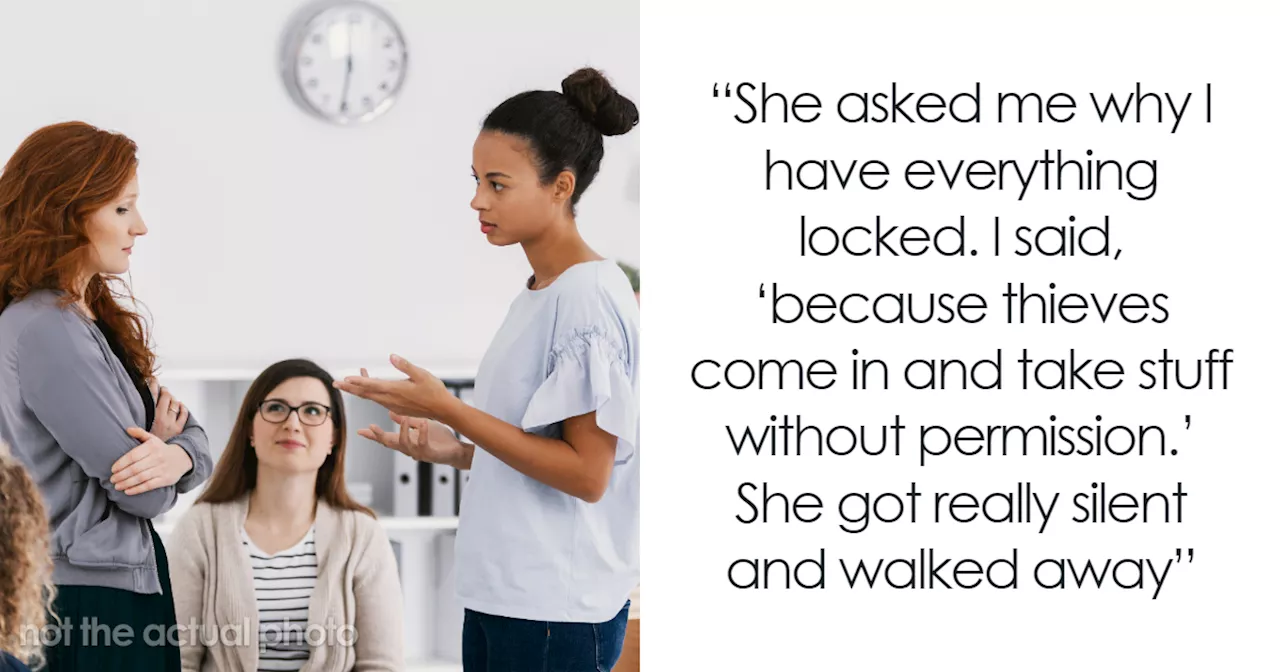 Woman Keeps Taking Colleague’s Snacks, Acts Surprised When She Locks Them Up