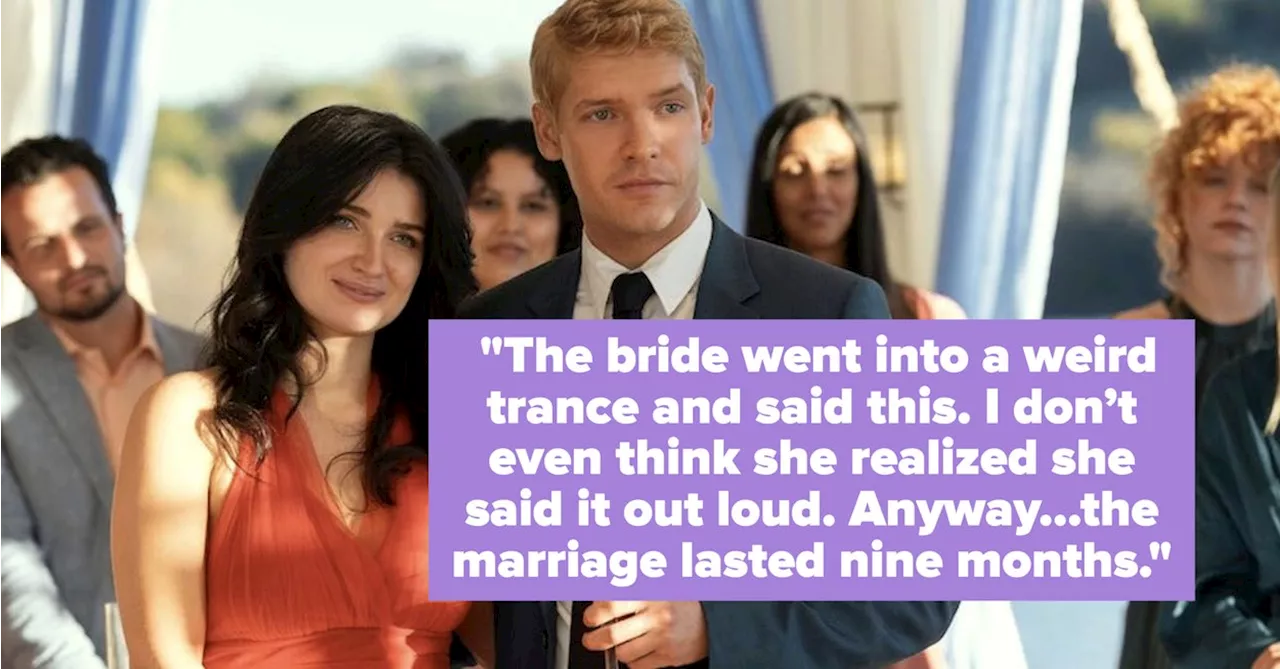 Wedding Guests Are Sharing The Exact Moment They Knew The Bride And Groom Were Doomed