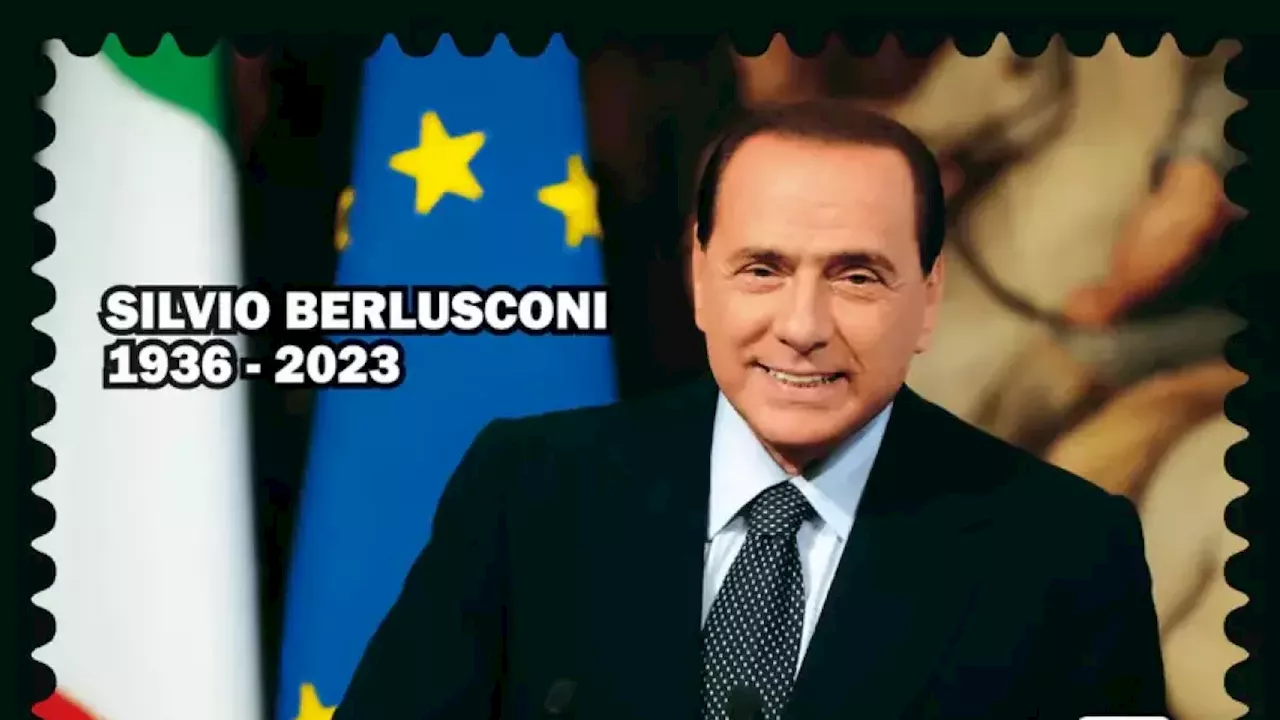 Poste, emesso il francobollo commemorativo di Silvio Berlusconi (che oggi compirebbe 88 anni)