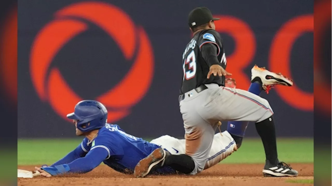 Lukes hits first career homer in Blue Jays' loss to Marlins