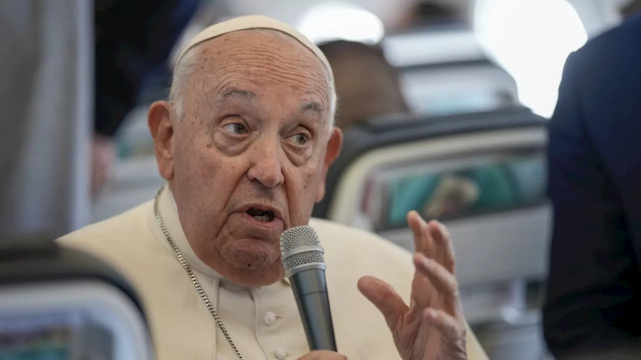 Pope Francis suggests Israel's actions in Gaza and Lebanon are disproportionate and immoral